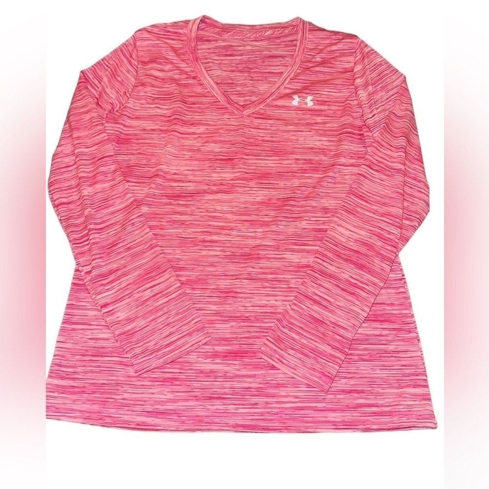 Under‎ Armour womens long sleeve v neck Pink